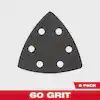 49-25-2060 60 GRIT TRIANGLE SAND PAPER 6PK