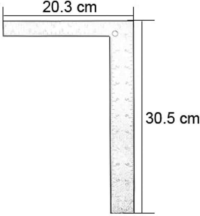Stanley 12 x 8 in Steel Square