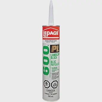 85002100 Adhesive Pl600 Landscape Block 295ml Lepage