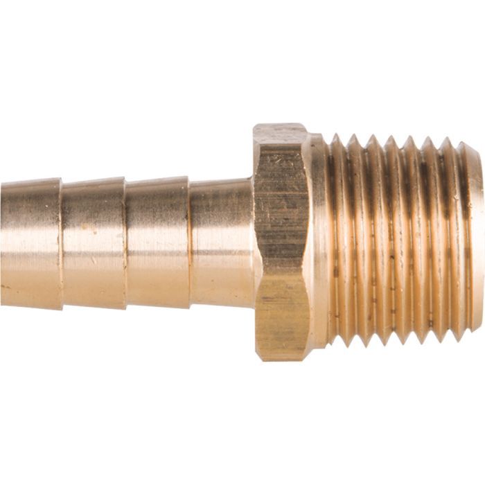 HB1414B 1/4&quot; BRASS BARB X 1/4&quot; MNPT