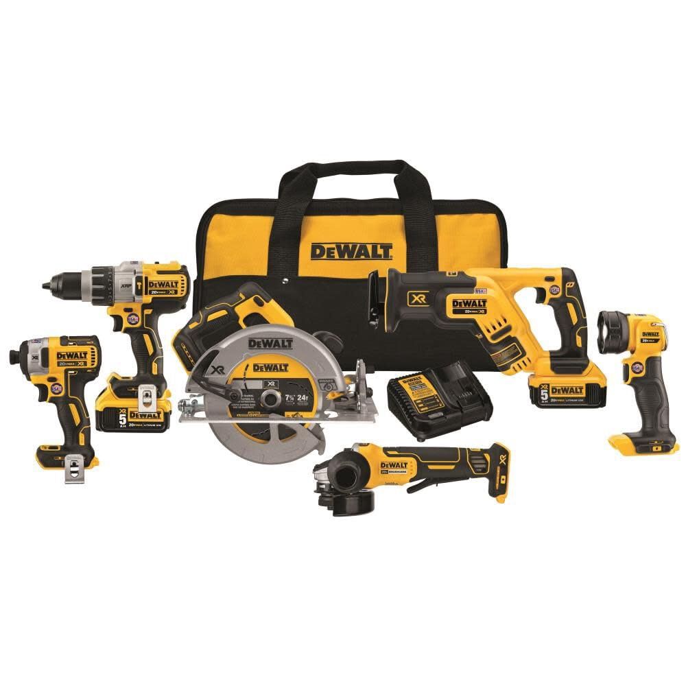 DCK695P2 20V MAX* XRÃ‚Â® Brushless Cordless 6-Tool Combo Kit