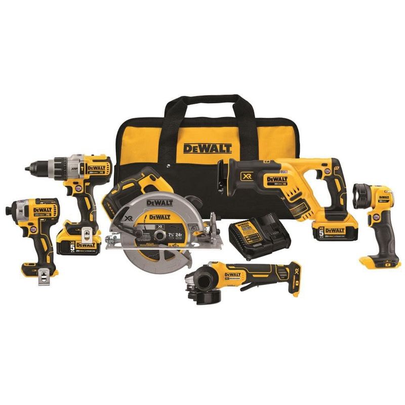 DCK695P2 20V MAX* XRÃ‚Â® Brushless Cordless 6-Tool Combo Kit