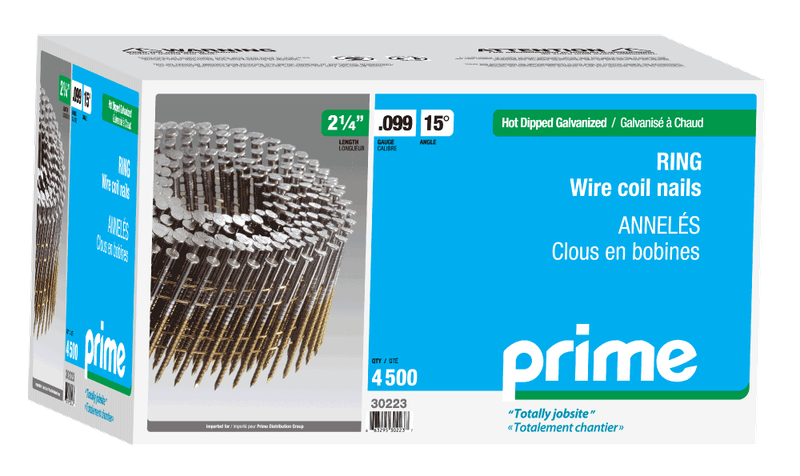 30725 2-1/4&quot; HDG Wire Coil Nails