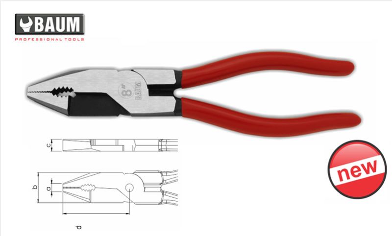 42 Shearing Pliers, Steel- C60, Finish- Polished,8&quot; / 200 MM