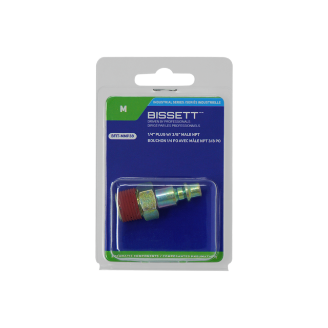BFIT-MMP38 1/4&quot; PLUG W/3/8 MALE NPT