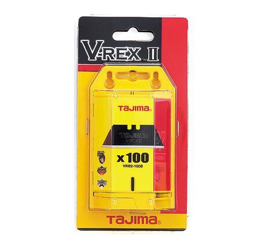 VRB2-5B V-REX II, premium tempered steel utility knife blades, 5-blade pack