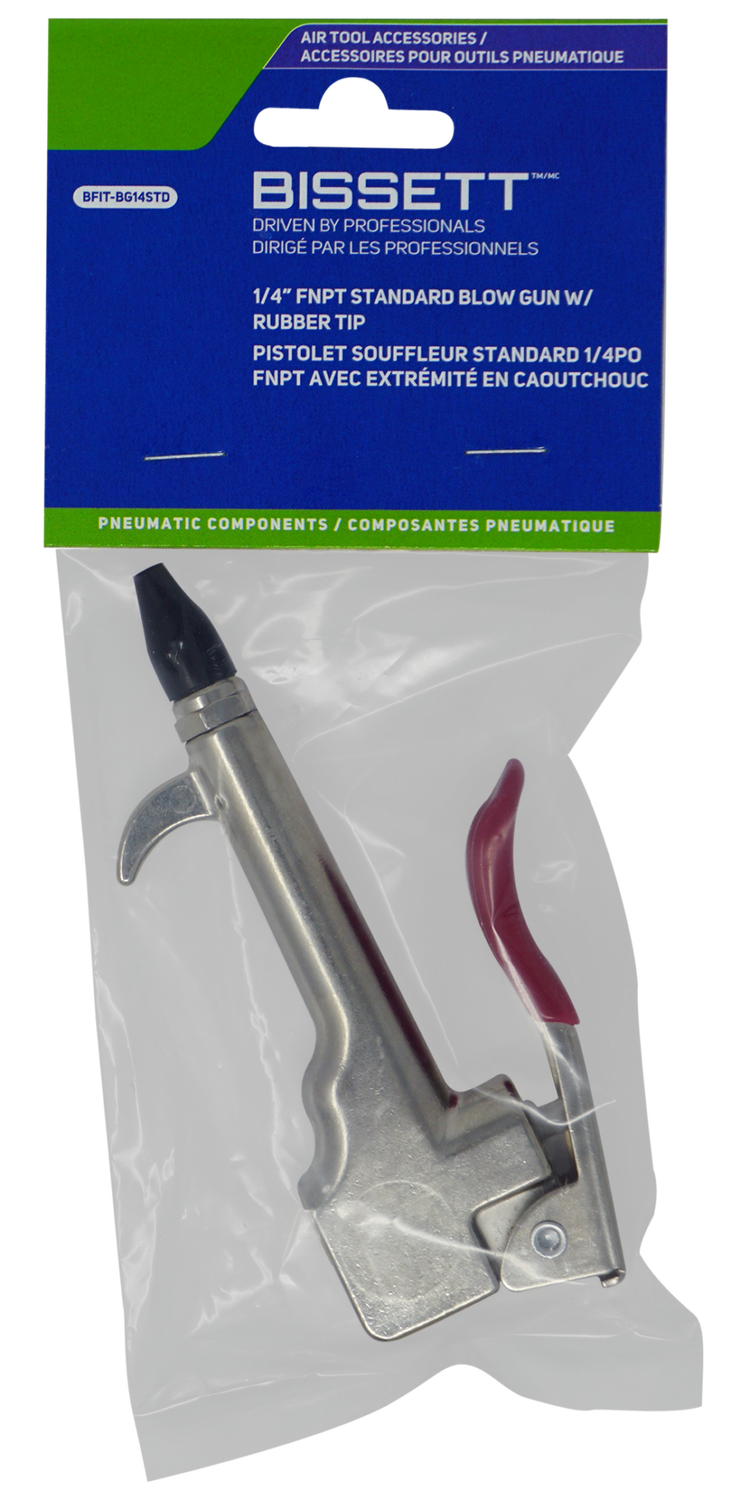 BAF-BG14STD 1/4&quot; FNPT STD BLOW GUN W/ RUBBER TIP