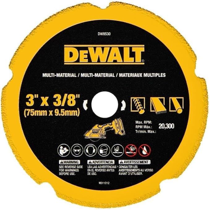 Dewalt 3 in. Diamond Multi-Material Blade