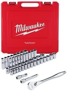 48-22-9010 1/2&quot; DRV RATCHT/SOCKT SET - SAE/MET