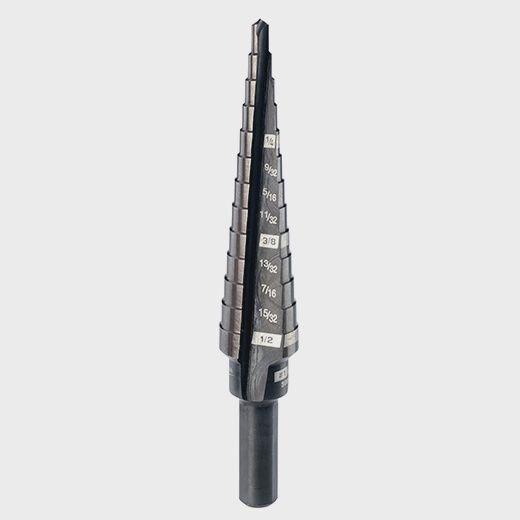 Milwaukee 1 Step Drill Bit, 1/8&quot; - 1/2&quot; by 1/32&quot;
