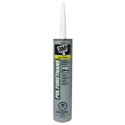 DAP POLYURETHANE Premium Construction Adhesive Sealant White 300 mL