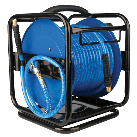 BAH-RL14XL PORTABLE AIR HOSE REEL 1/4&#39;&#39;X150&#39;