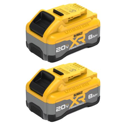 DCB2108-2 20V MAX  XR POWERPACK 8.0Ah Battery (2 Pack)