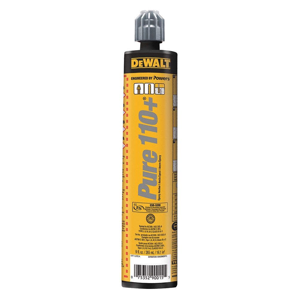 Pure110+® Epoxy Injection Adhesive Anchoring System and Post-Installed Reinforcing Bar Connections