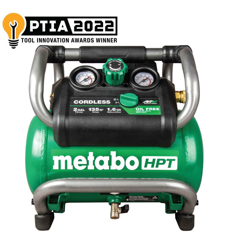 36V MultiVolt 2 Gallon Cordless Air Metabo-Compressor (Tool Body Only) | Metabo HPT EC36DAQ4