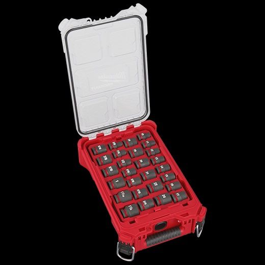 Milwaukee-SHOCKWAVE Impact Duty™ Socket 1/2” Dr 27PC MM &amp; SAE PACKOUT Set