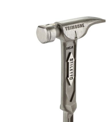 Stiletto Tool STIL-TRMB 10oz. TRIMBONE Titanium Finish Hammer