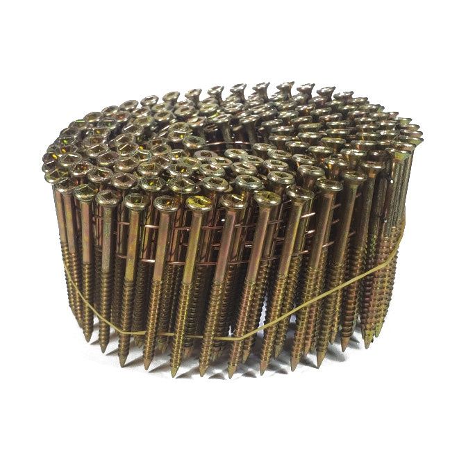 B214x113D 2-1/4x.113 Electro-Galvanized Reversible Coil nails 3.6M
