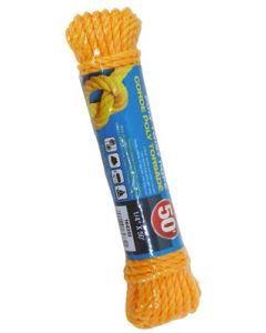Poly Twist Rope Yellow 1/2in x 50ft