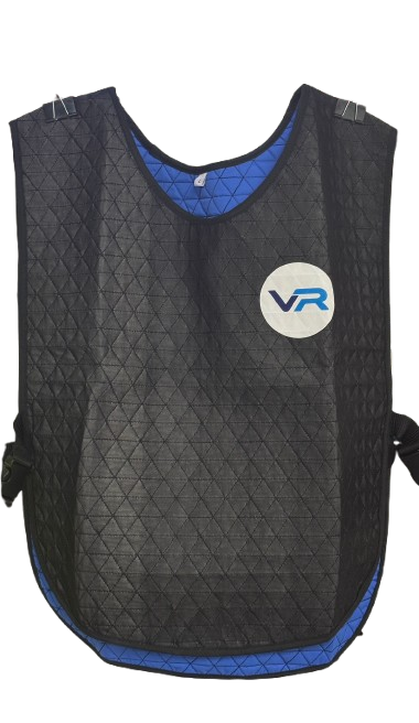 VR- Cooling Safety Vest Blue and Black-L