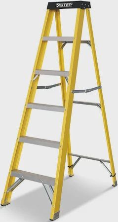 LP-60697 Step Ladder 6Ft Fibreglass Grade 1  250Lb Capacity
