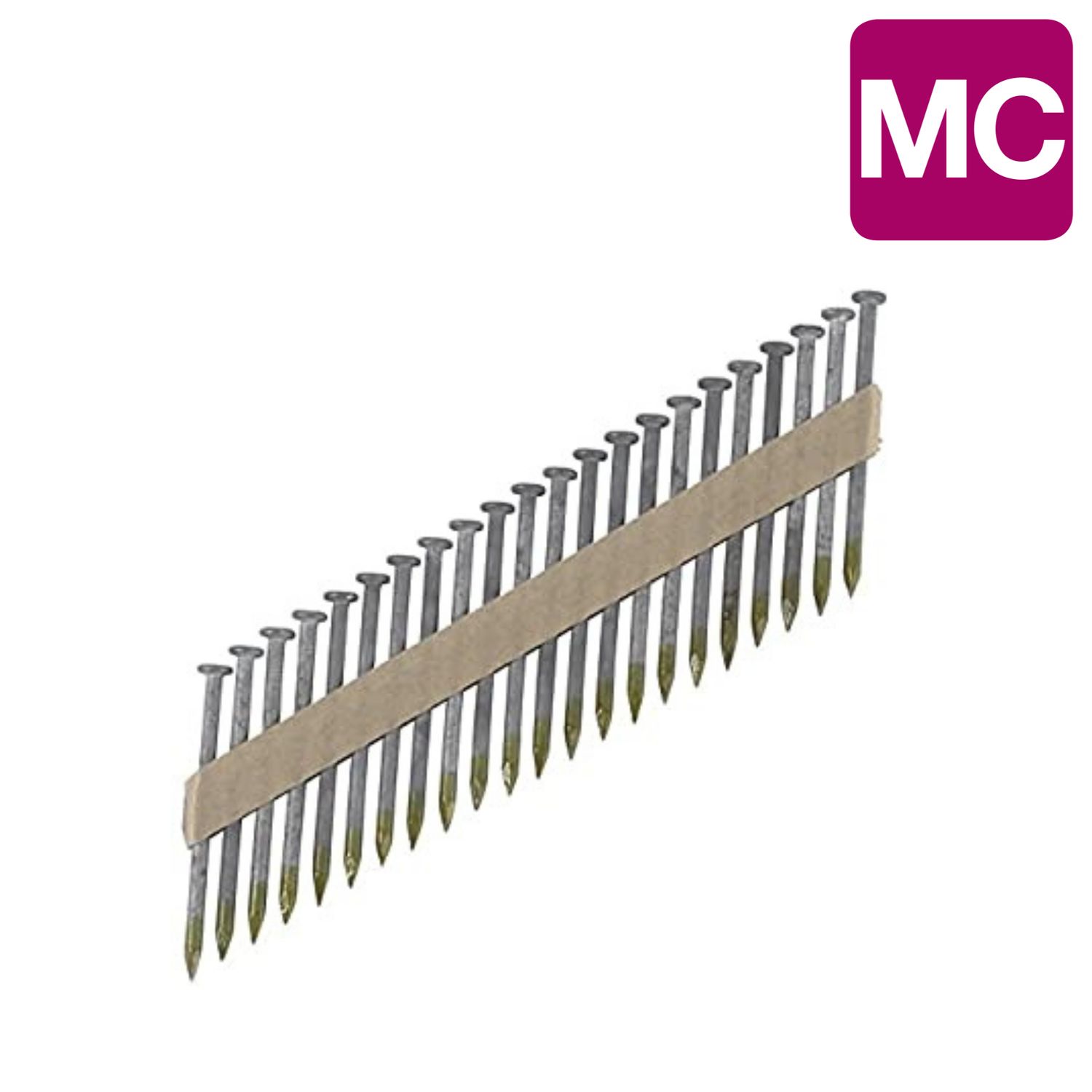 Metabo-1-1/2 Inch x .131 Smooth Shank Full Round Head Bright Basic Paper Collated Metal Connector Nail | Metabo HPT 17121HPT