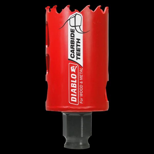 Diablo-1-5/8&quot; Carbide Teeth Hole Saw for Wood and Metal
