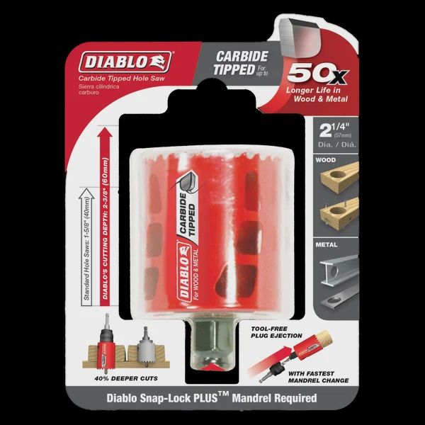 2-1/4&quot; Carbide Teeth Hole Saw for Wood and Metal