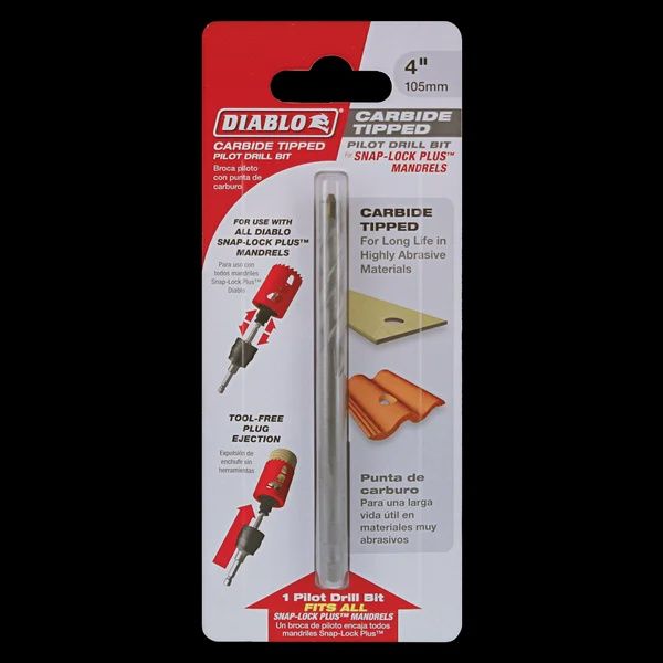 4&quot; Carbide Tipped Pilot Drill Bit