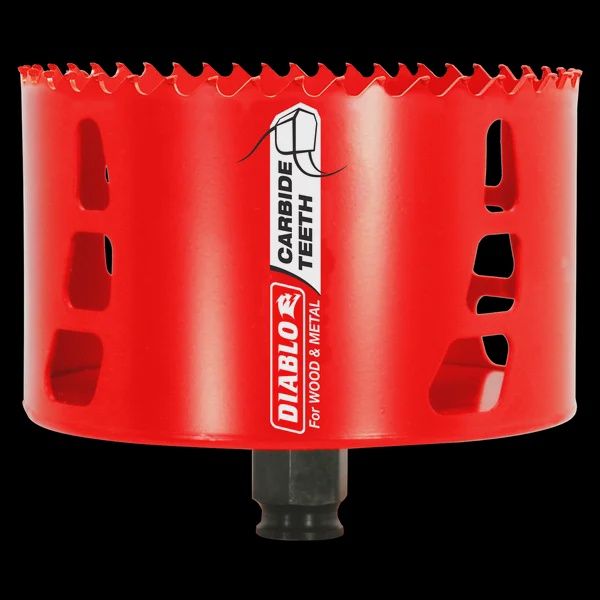 Diablo-4-1/4&quot; Carbide Teeth Hole Saw for Wood and Metal