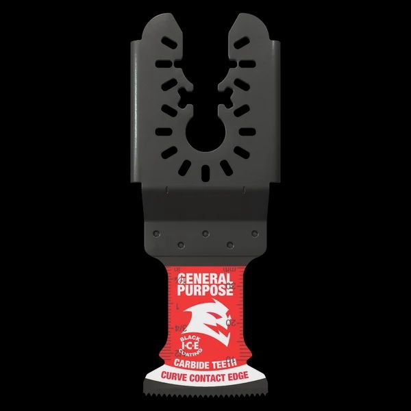 1-1/4&quot;(w) x 1-1/2&quot;(d) AMPED™ Demo Demon™ Universal Fit Carbide Teeth Oscillating Blade for General Purpose Cuts