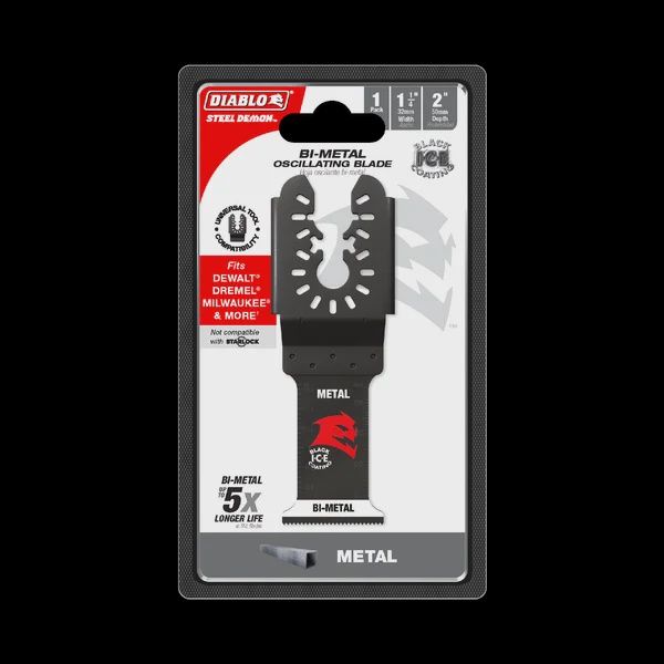 1-1/4&quot; Steel Demon™ Universal Fit Bi-Metal Oscillating Blade for Metal
