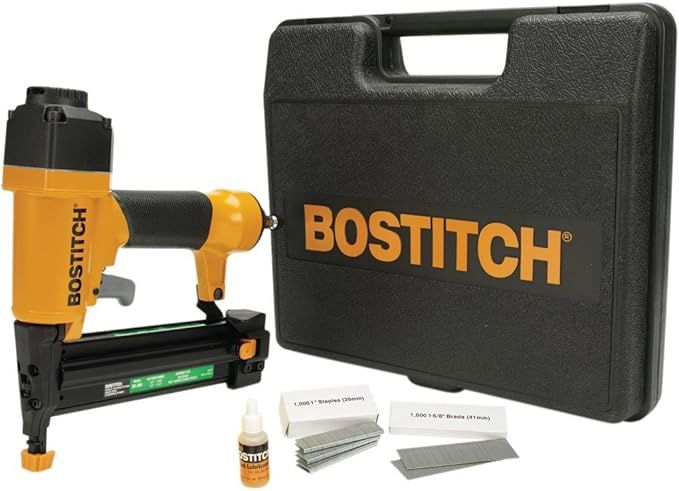BOSTITCH SB-2IN1 2-in-1 Narrow Crown Stapler/18-Gauge Brad Nailer