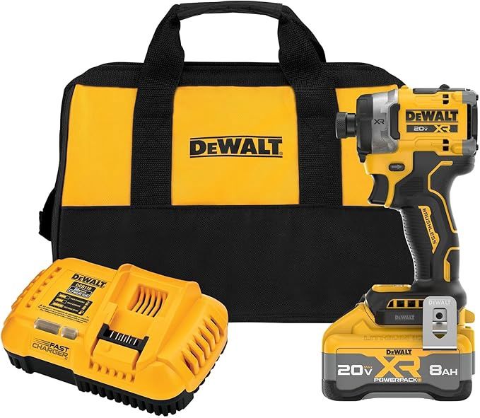 DEWALT 20V MAX XR BRUSHLESS Cordless 3-Speed HIGH Torque 1/4 in. Impact Driver (DCF860WW1)