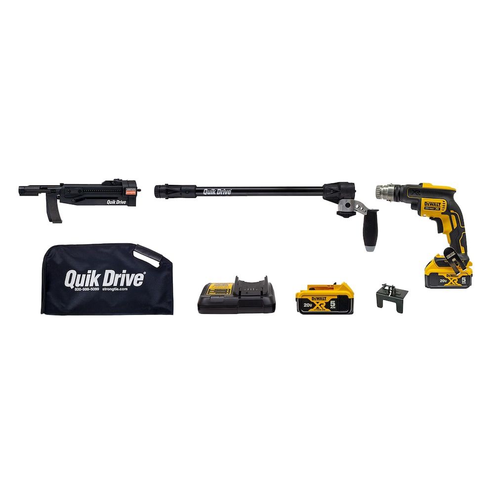 DEWALT Quik Drive Cordless PRO300S Decking System w/ DeWalt 2500 RPM Screwdriver Motor