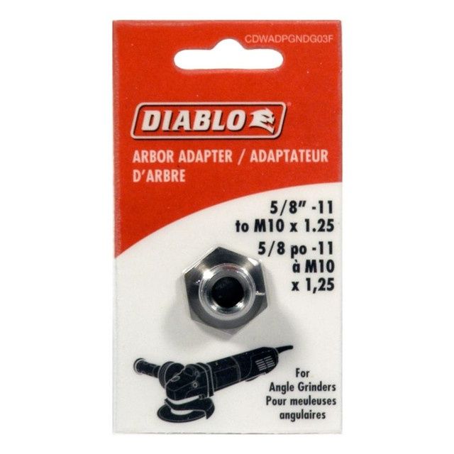 Diablo 5/18-inch-11 to M10 x 1.25 Arbor Adaptor CDWADPGNDG03F