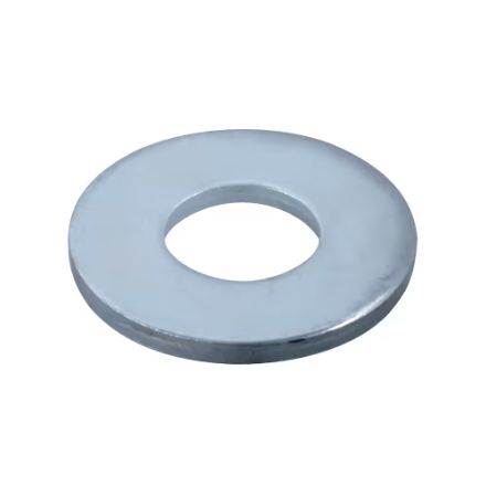 H Paulin 537-928 3/8-inch Flat Washers, Zinc-Plated, 150pcs