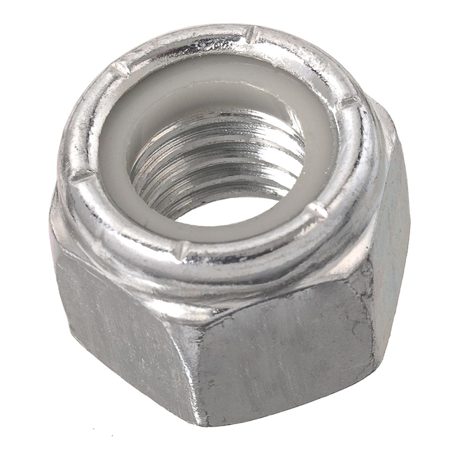 H Paulin 537-858  Insert Lock Nut, 3/8-16, Steel, Zinc plated 100 pcs