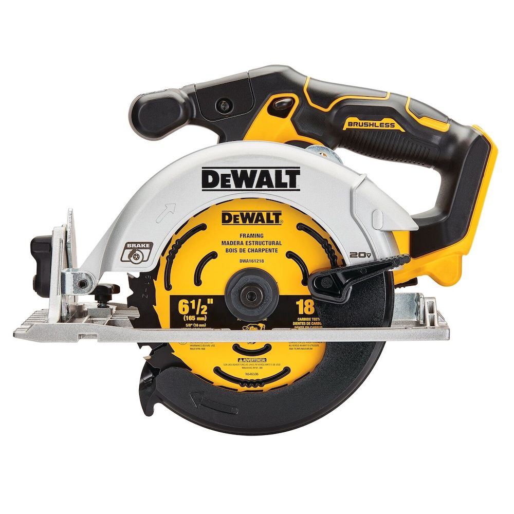 DEWALT 20V MAX Lithium-Ion Brushless Cordless 6-1/2IN Circular Saw (Tool Only)
