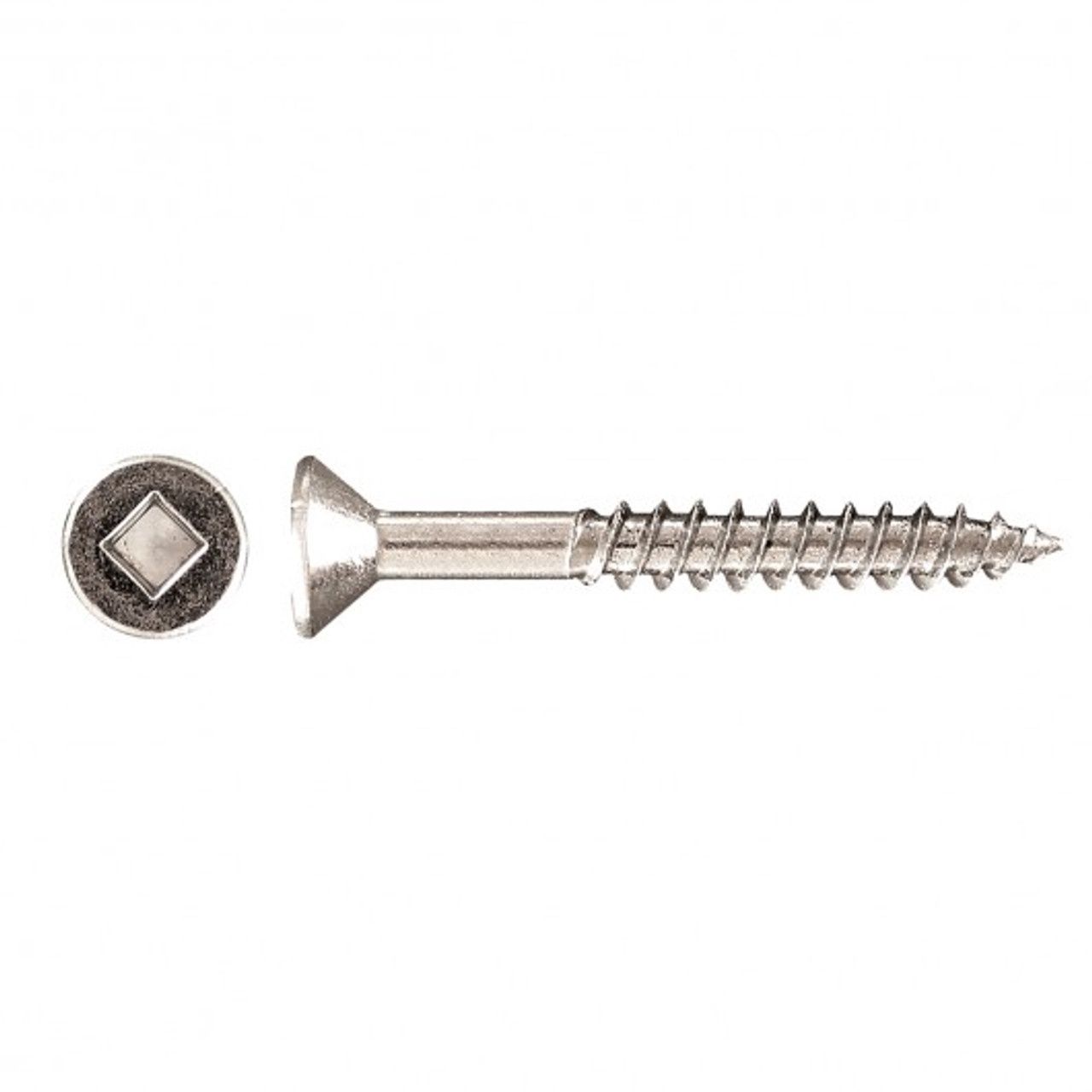 H Paulin 537-012 6 x 2 Countersunk Steel Wood Screw 500 Pcs