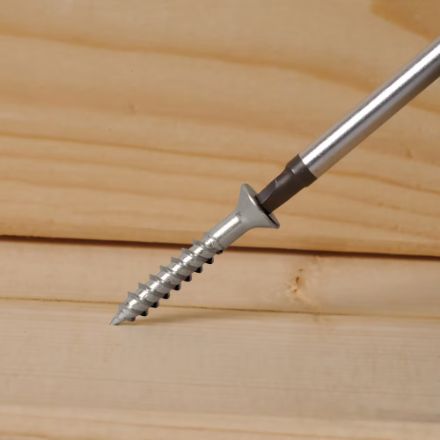 H Paulin 537-008 6 x 1-in Flat Head Square Drive Wood Screws, Solid Brass, 900pcs