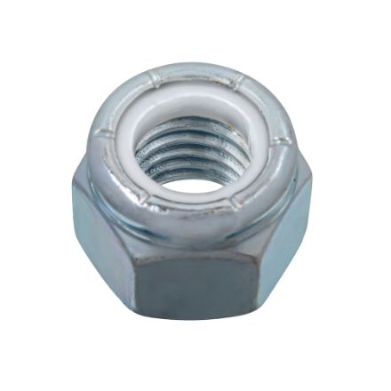 H Paulin 537-862 1/2  Nylon Insert Stop Nut ,  Zinc Plated  50 pcs