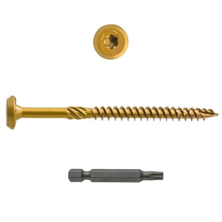 H Paulin 621511 3/8x7-1/4-inch Truss Head Star Drive Structural Screw 50 pcs