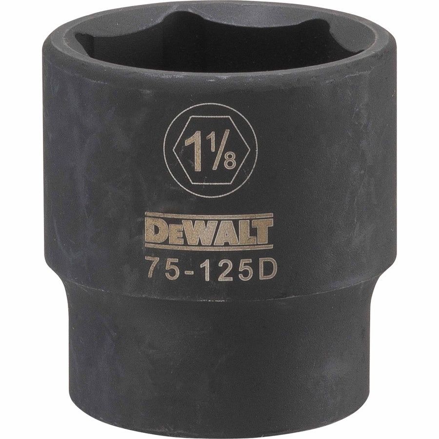Dewalt DWMT75125OSP Mechanics 6 Point 1/2&quot; Drive Impact Socket 1-1/8&quot; SAE
