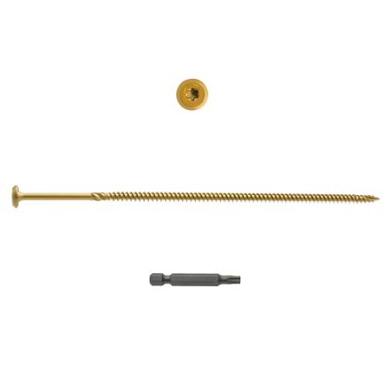 H PaulinPRO 621514 3/8x12-inch Truss Head Star Drive Structural Screw 50 pcs