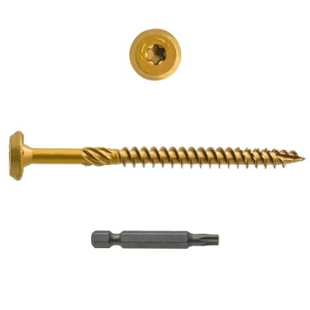H PaulinPRO 621510 3/8x5-inch Truss Head Star Drive Structural Screw 50 pcs