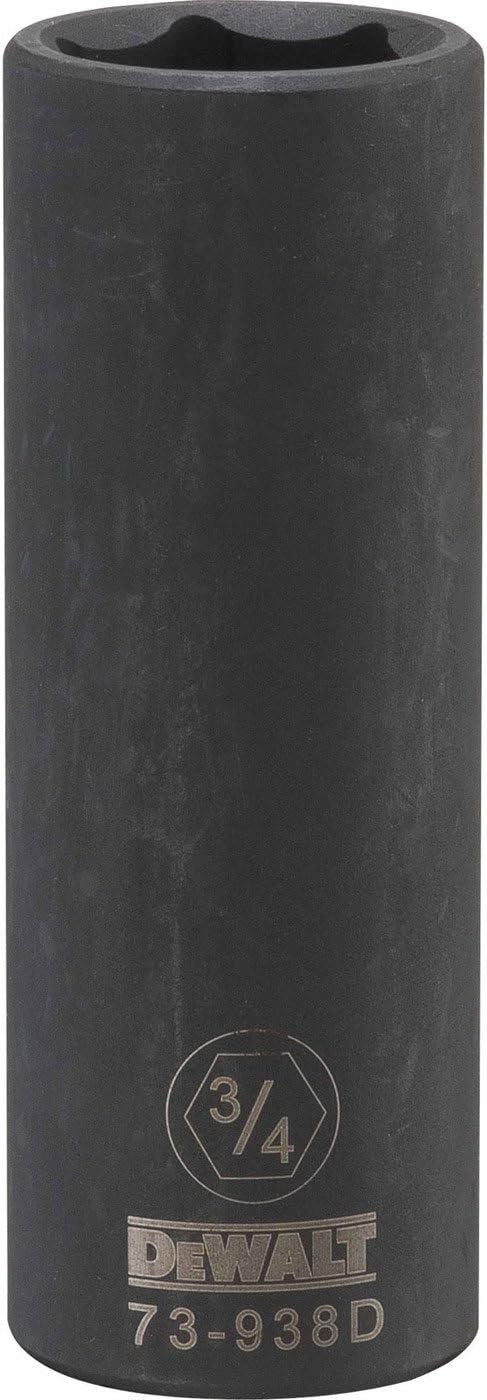 DEWALT DWMT73938OSP 6 Point 1/2&#39;&#39; Drive Deep Impact Socket 3/4&#39;&#39; SAE