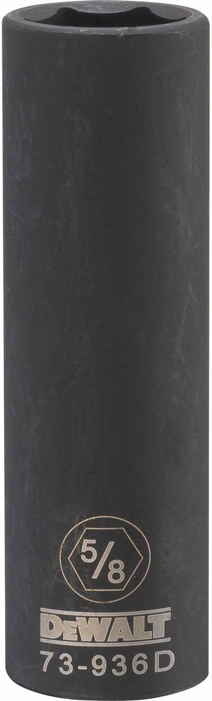 DEWALT DWMT73936OSP 6 Point 1/2&#39;&#39; Drive Deep Impact Socket 5/8&#39;&#39; SAE