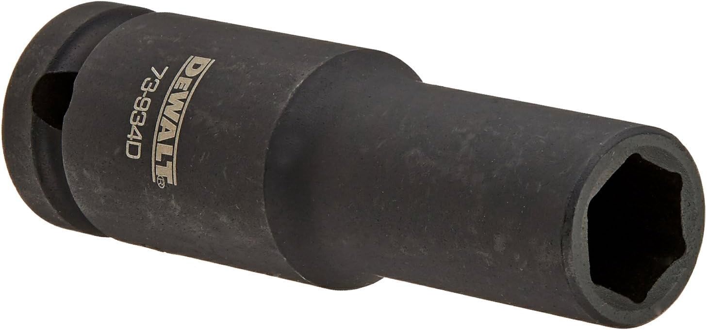 DEWALT DWMT73934OSP 6 Point 1/2&#39;&#39; Drive Deep Impact Socket 1/2&#39;&#39; SAE