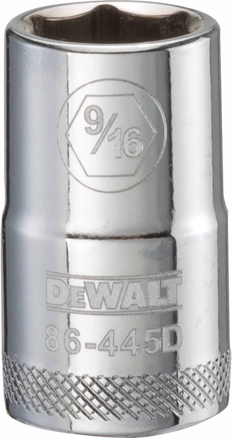 DEWALT DWMT86445OSP 6 Point 1/2&#39;&#39; Drive Socket 9/16&#39;&#39; SAE